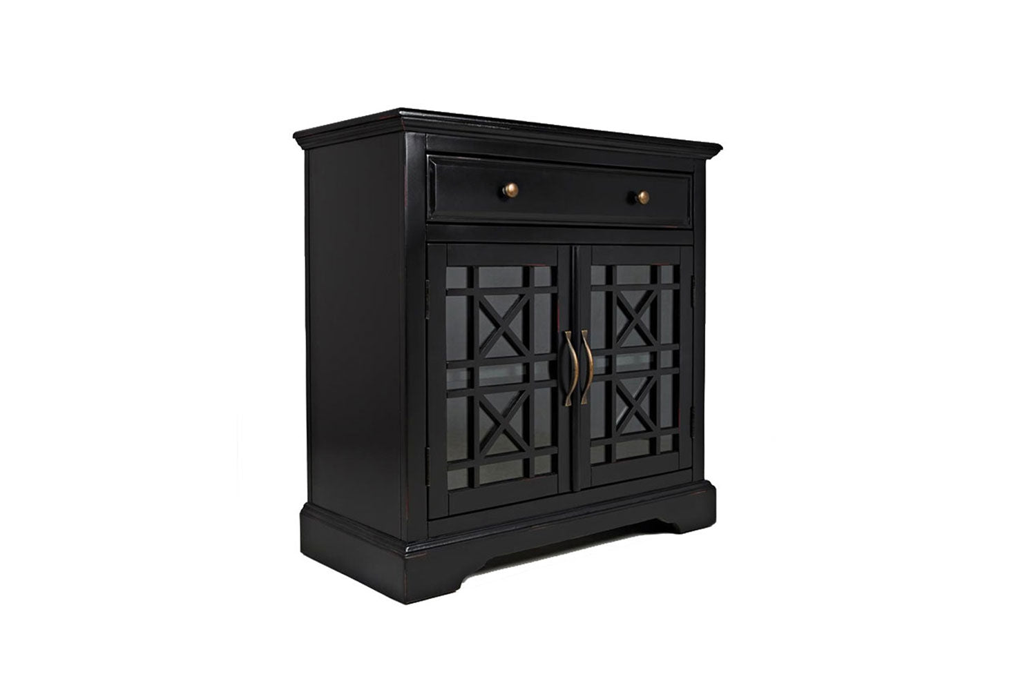 436516697:Skyy Media Console in Black, 32 Inch, Image 1