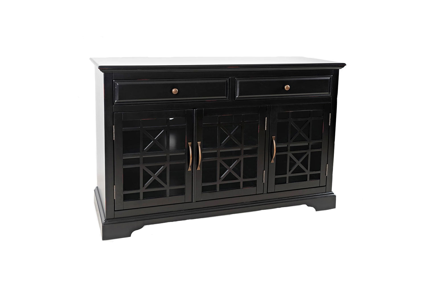 714098444:Skyy Media Console in Black, 50 Inch, Image 1