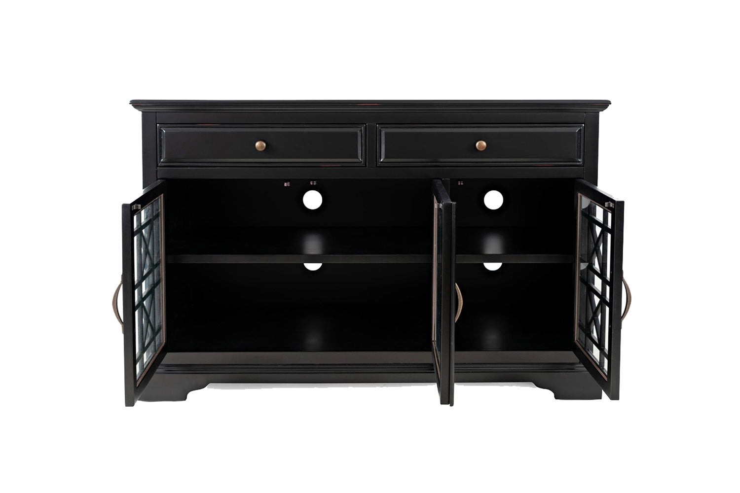 714098444:Skyy Media Console in Black, 50 Inch, Image 3