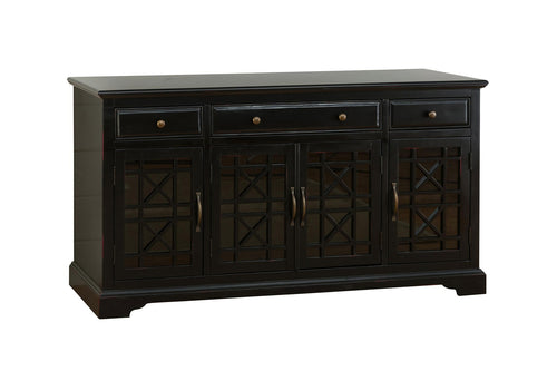 355817915:Skyy Media Console in Black, 60 Inch, Image 1
