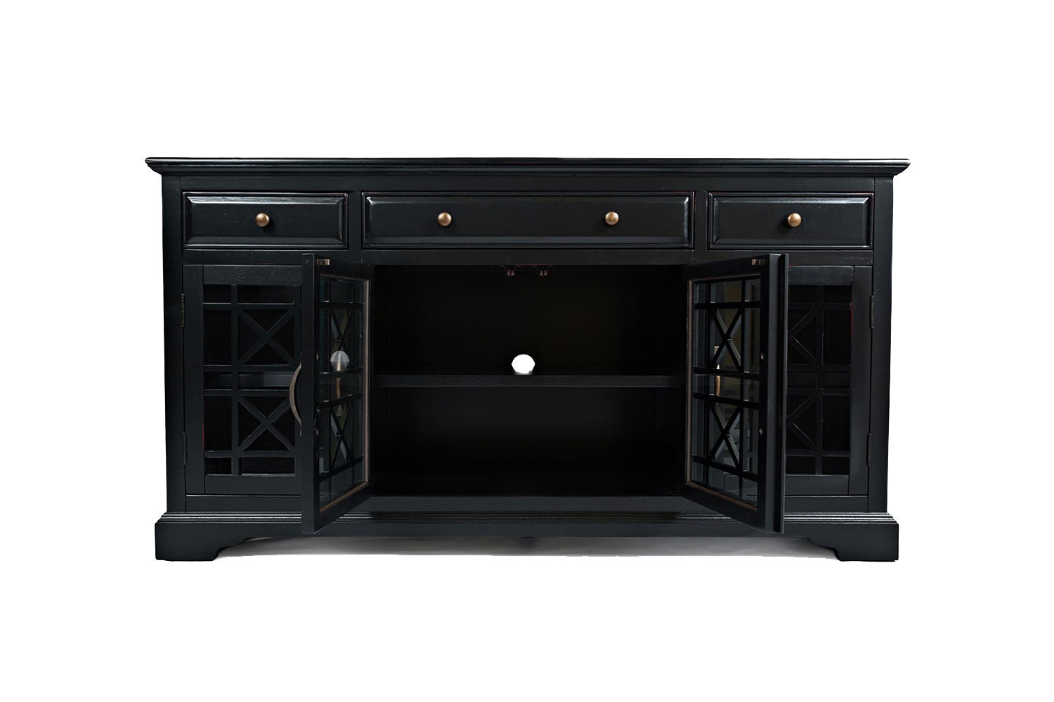 355817915:Skyy Media Console in Black, 60 Inch, Image 3