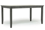 328135823:Palm Springs Dining Table & 6 Chairs in Gray, Image 9