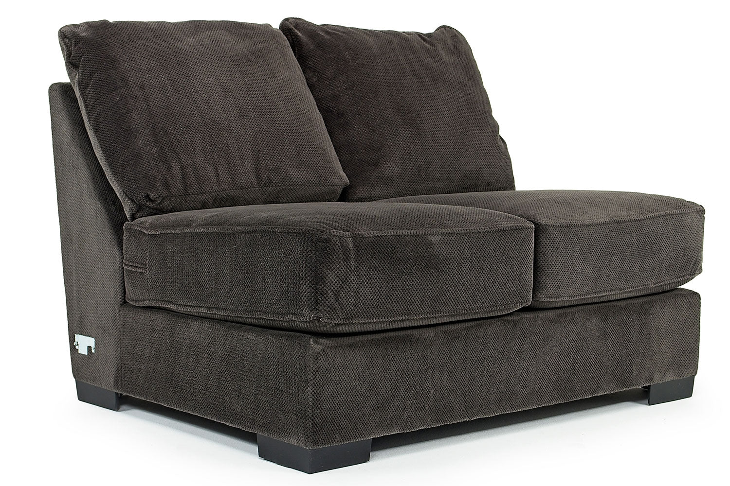 451417068:Oracle Armless Loveseat in Sterling, Down, Image 1