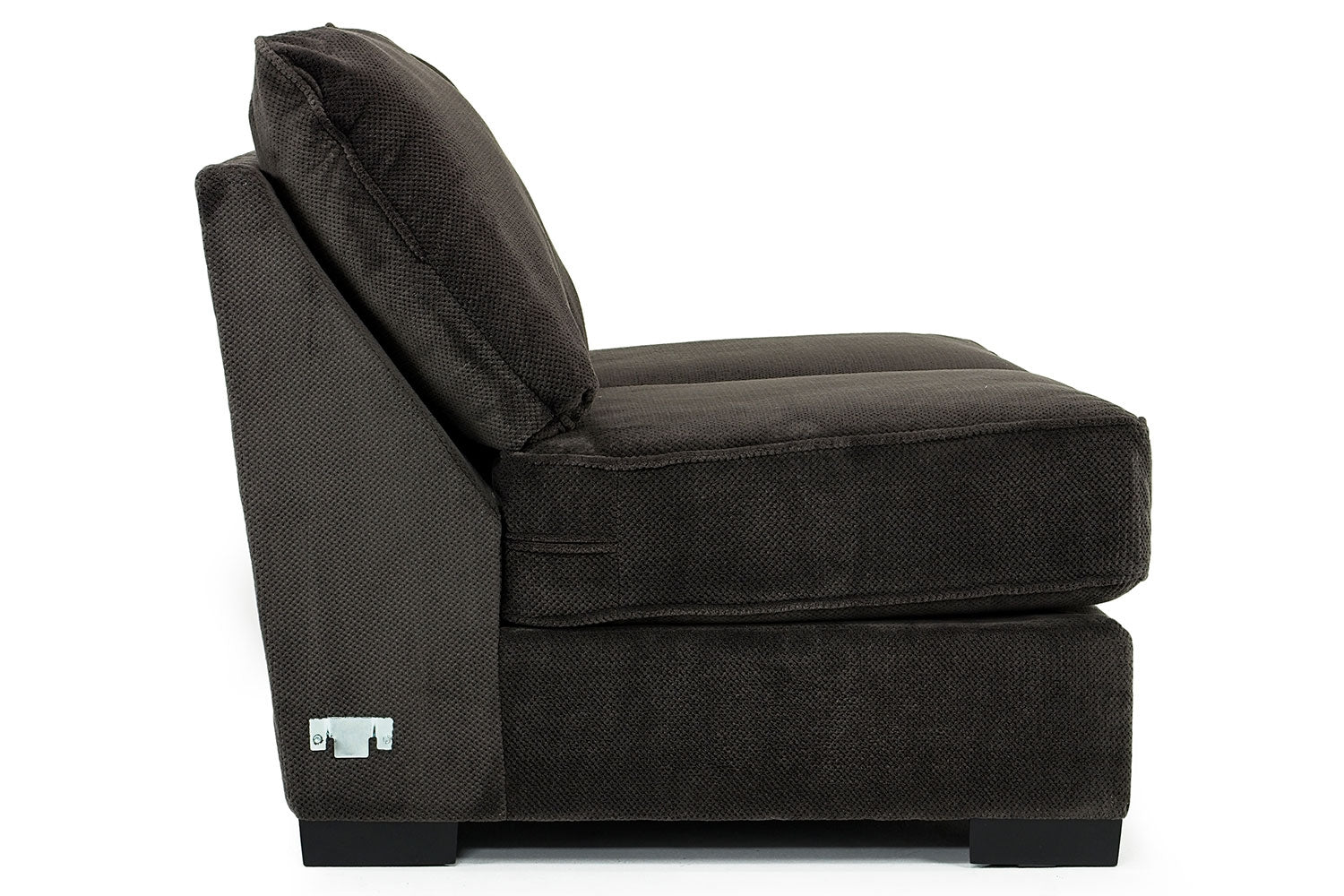 451417068:Oracle Armless Loveseat in Sterling, Down, Image 3