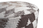 541215993:Abraham Pouf in White/Brown, Image 7