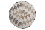 541215993:Abraham Pouf in White/Brown, Image 3