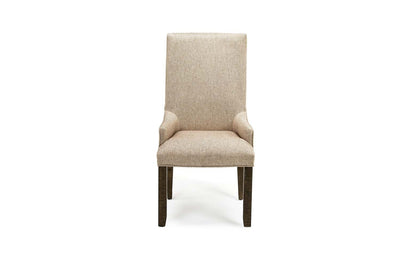 424724776:Stone Arm Chair in Light Gray, Image 2