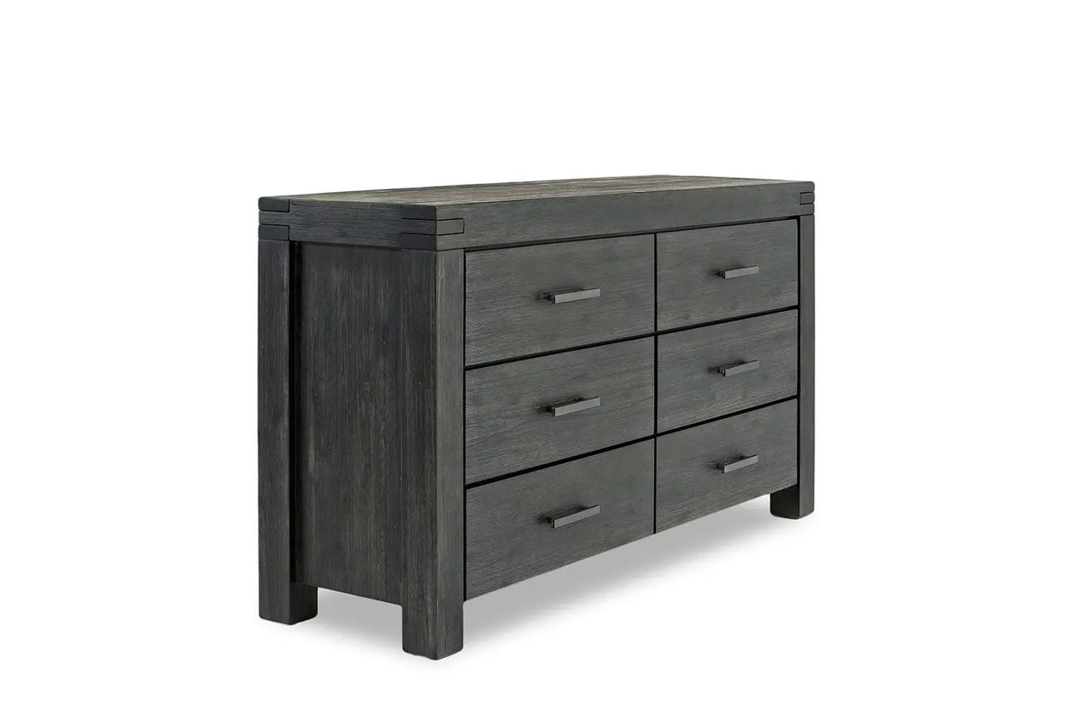MEADOW076:Meadow Panel Bed & Dresser & M,