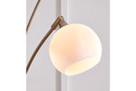 472522904:Taliya Arc Floor Lamp in Champagne/White, Image 3