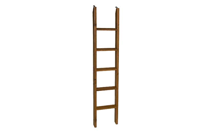 487618601:Young Pioneer Bunk Bed Ladder in Natural, Image 1