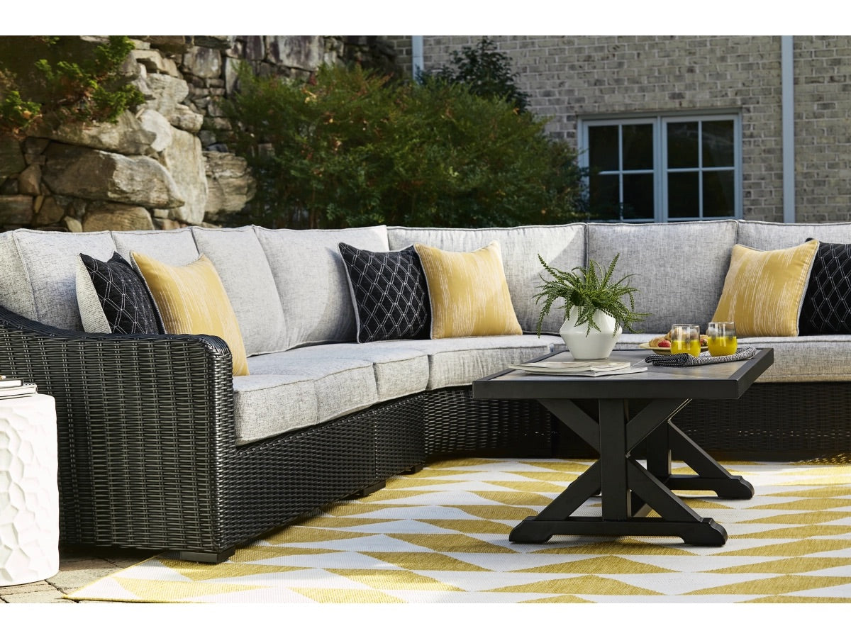 BEACHFR21:Beachcroft 4 Piece Patio Secti, 
