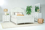 506310248:Bay Creek Arch Panel Bed in White, Queen, Image 5