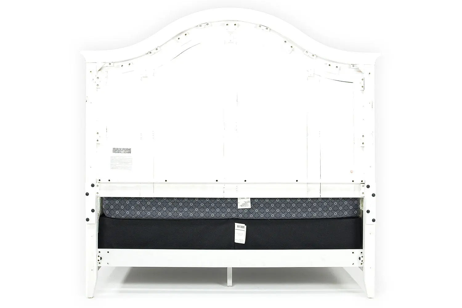 810776811:Bay Creek Arch Panel Bed in White, California King, Image 4