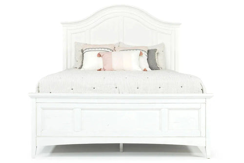 506310248:Bay Creek Arch Panel Bed in White, Queen, Image 2