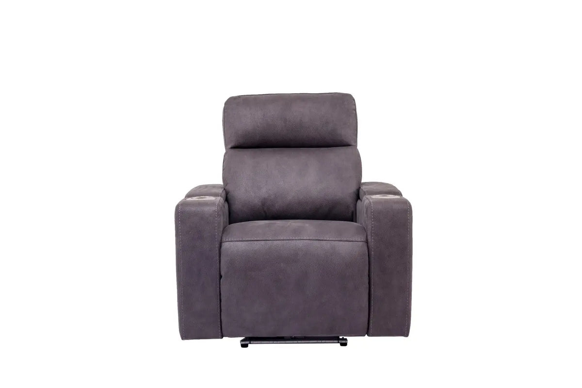 840070552:Rhys 2 Power Recliner in Gray, Image 2