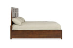 KENSIICKB:Kensington Panel Bed w/ Storage in Brown, California King, Image 3