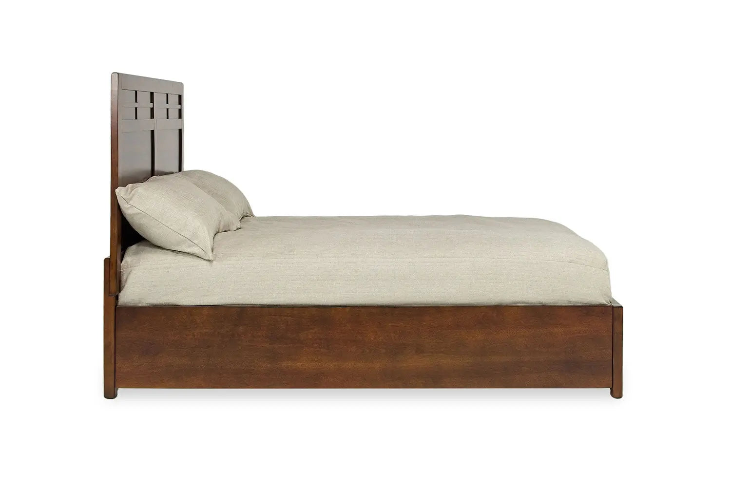 KENSIICKB:Kensington Panel Bed w/ Storage in Brown, California King, Image 3