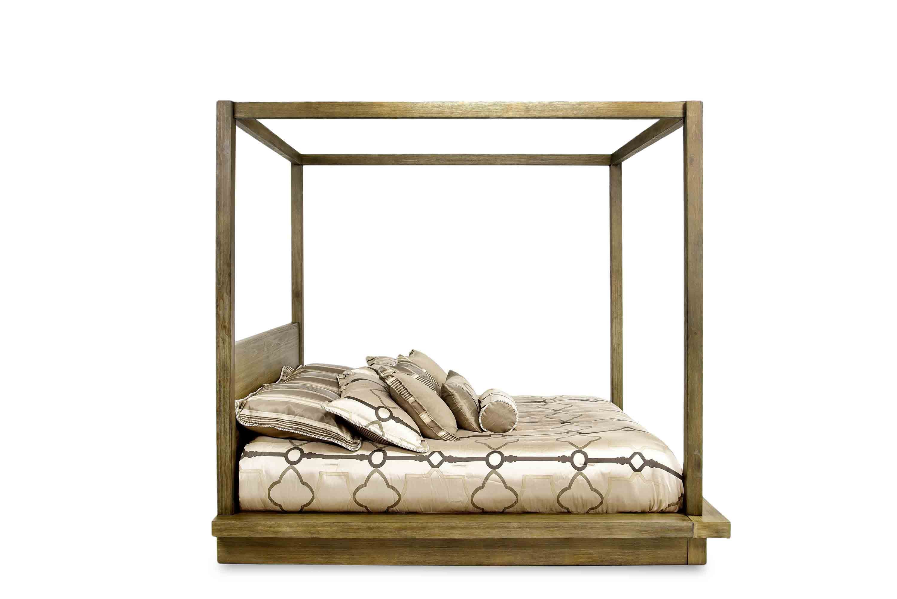 536862004:Melbourne Canopy Bed in Brown, California King, Image 3
