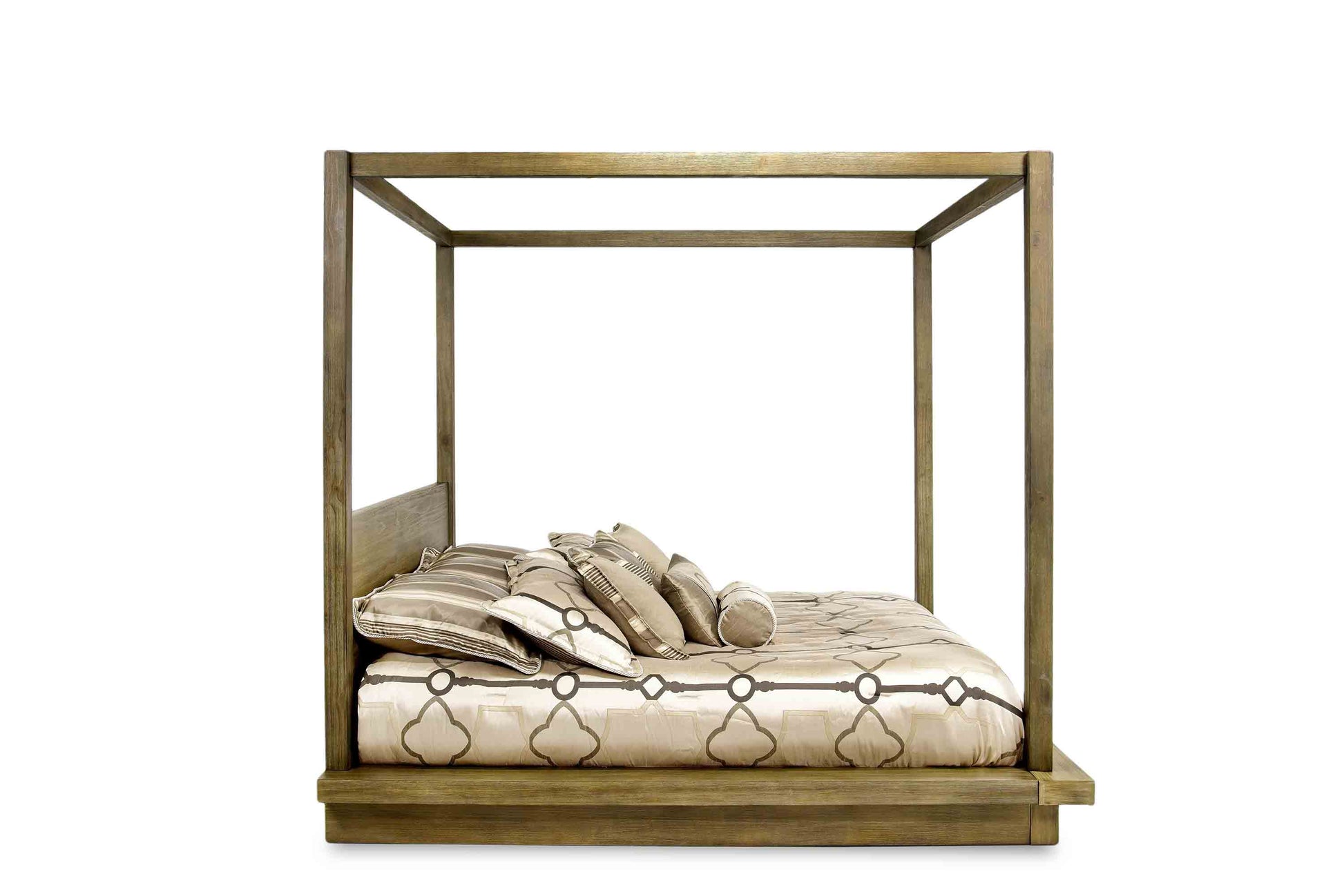 536862004:Melbourne Canopy Bed in Brown, California King, Image 3