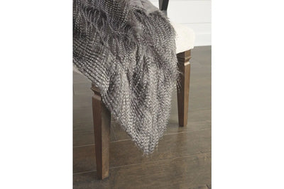 541215995:Ryley Throw Blanket in Gray, Image 2