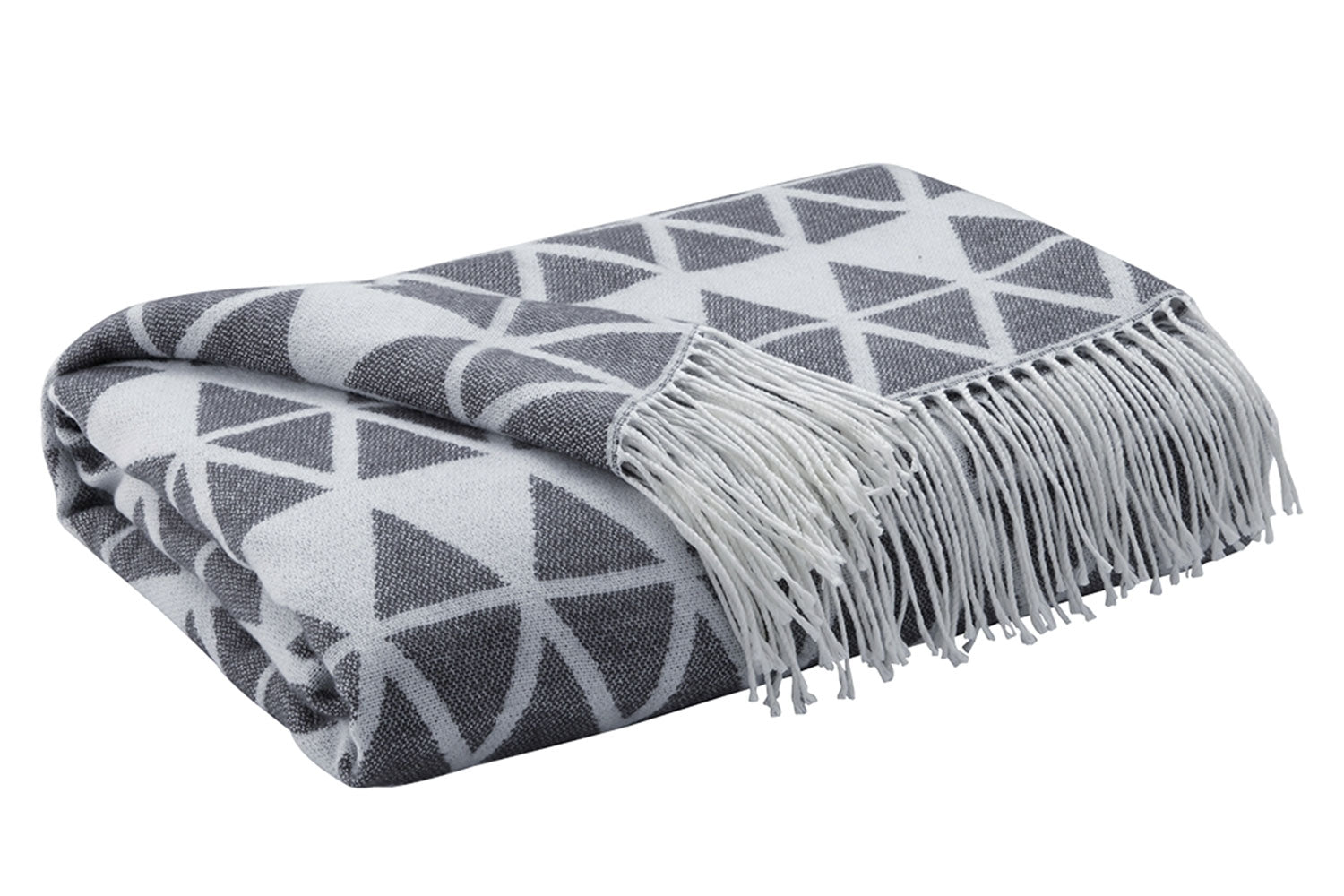 541215996:Noemi Throw Blanket in Gray, Image 1