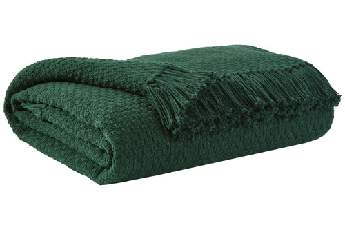 541215997:Yasmin Throw Blanket in Emerald, Image 1