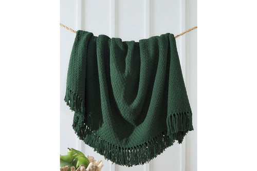 541215997:Yasmin Throw Blanket in Emerald, Image 2