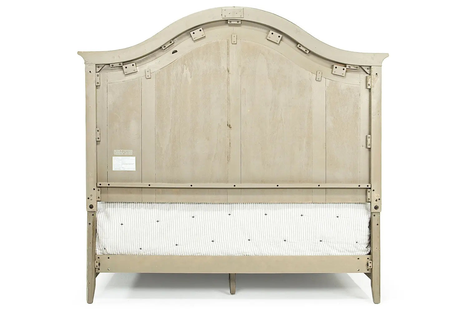 098362051:Bay Creek Arch Panel Bed in Light Gray, Eastern King, Image 4
