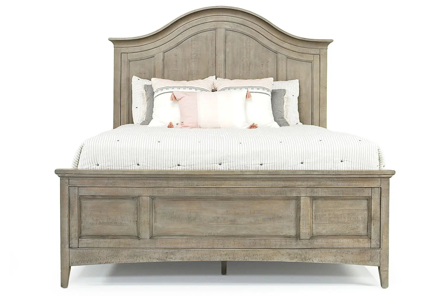 098362051:Bay Creek Arch Panel Bed in Light Gray, Eastern King, Image 3