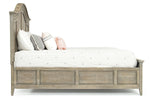 930293684:Bay Creek Arch Panel Bed in Light Gray, California King, Image 2