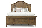 663774966:Bay Creek Arch Panel Bed w/ Storage in Nutmeg, Queen, Image 3