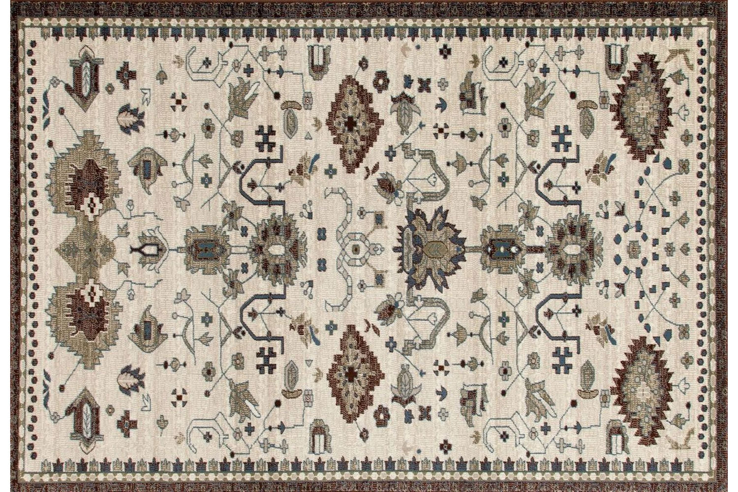 668375526:Arabella Rug in Cream, 5 x 7, Image 1