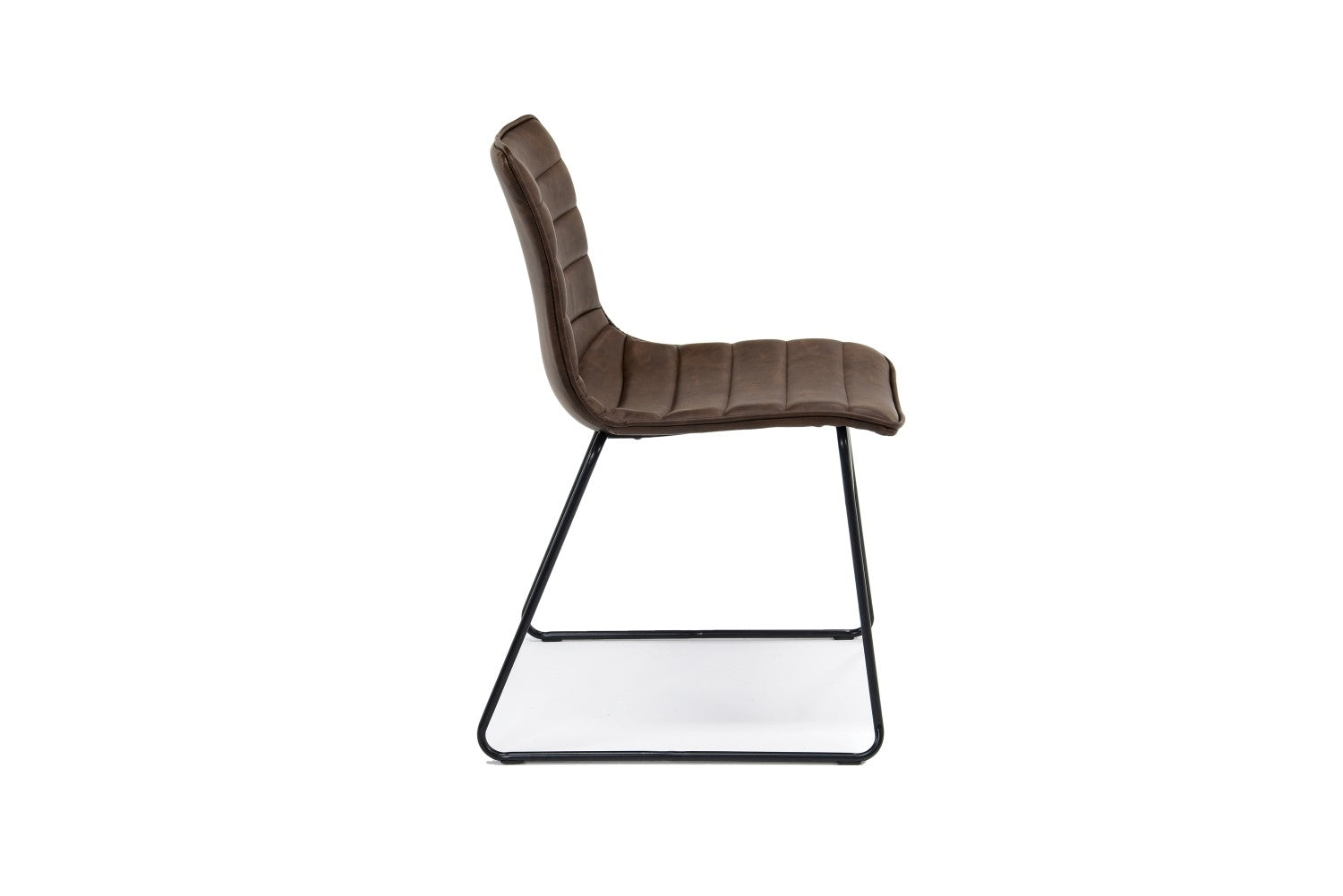 671007401:Ella Side Chair in Mocha Leather, Image 3