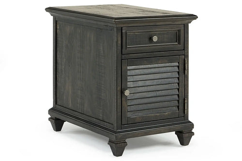706502205:Calistoga Chairside Table in Weathered Charcoal, Image 1