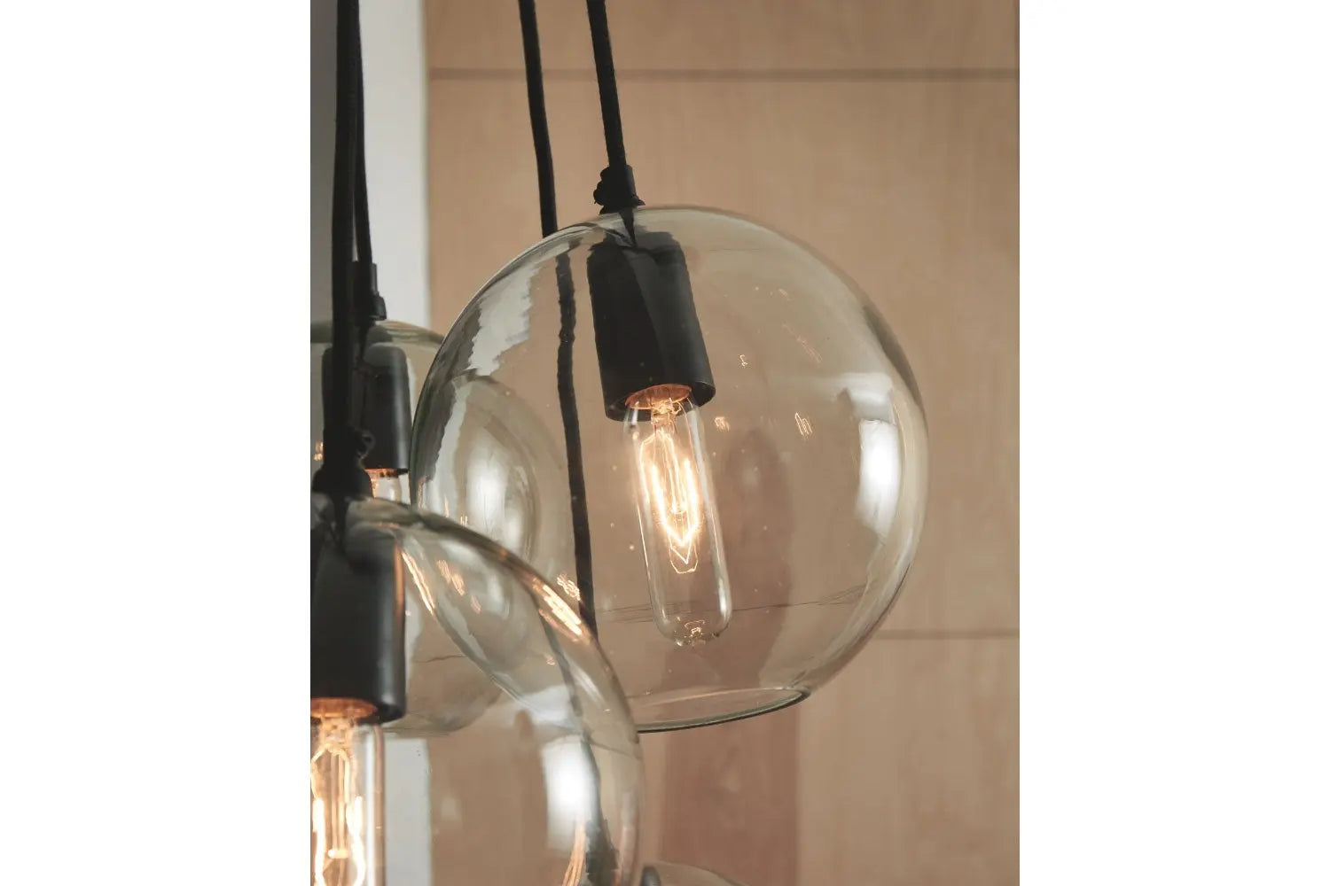 708327534:Sybil Pendant Light in Clear/Black, Image 3