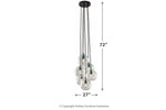 708327534:Sybil Pendant Light in Clear/Black, Image 4