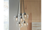 708327534:Sybil Pendant Light in Clear/Black, Image 2