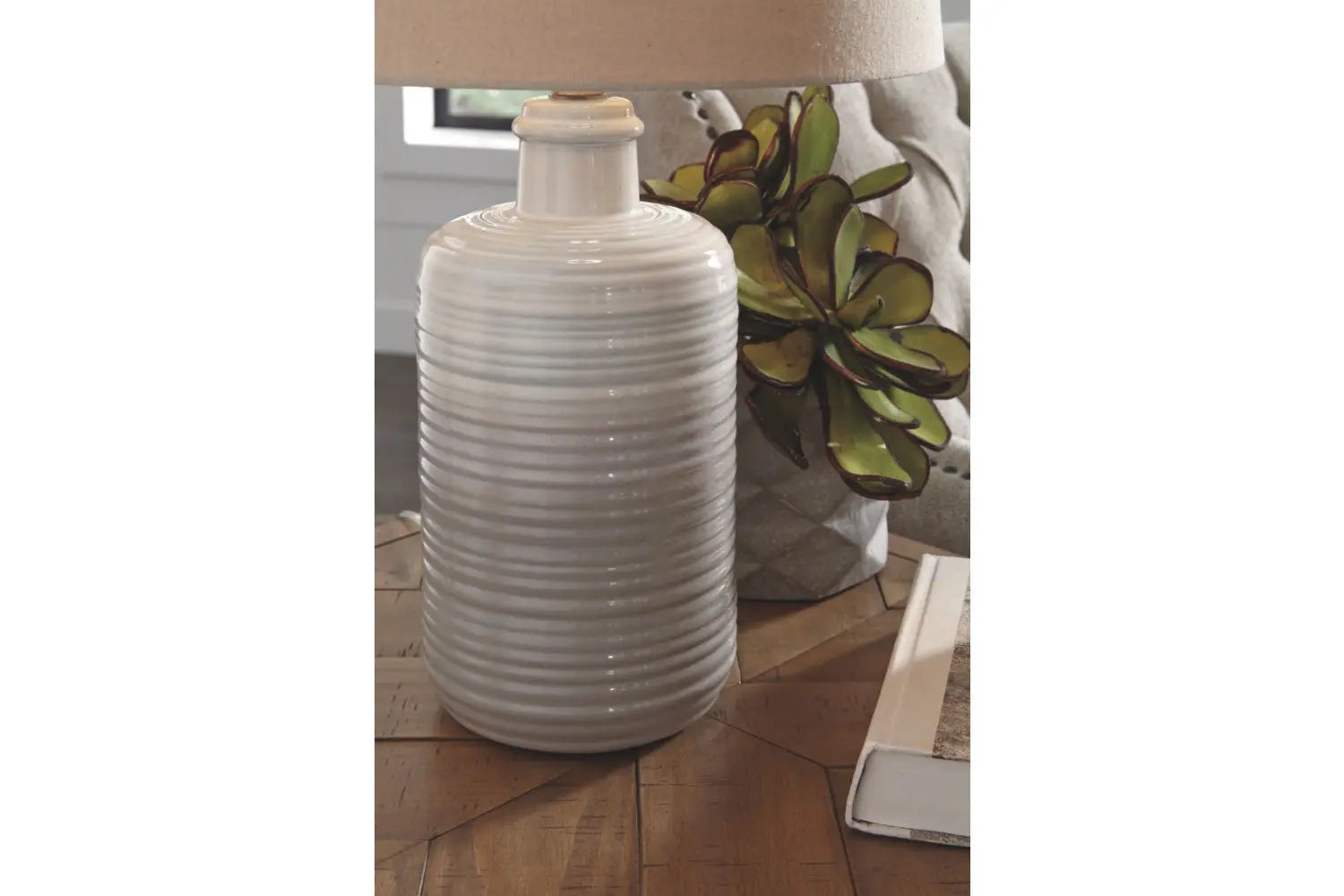 708327535:Marnina Table Lamp in Taupe, Image 3