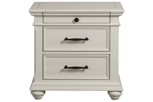 715417174:Slater USB Nightstand in White, Image 1