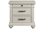 715417174:Slater USB Nightstand in White, Image 1