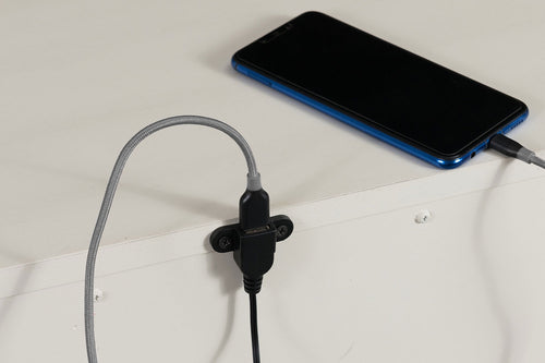 715417174:Slater USB Nightstand in White, Image 2