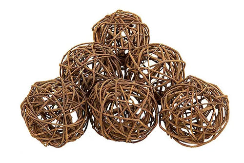 718496453:Natural Deco Balls, Set of 6, Image 1