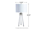 234740213:Idalia Table Lamp in Clear/Silver Finish, Image 4