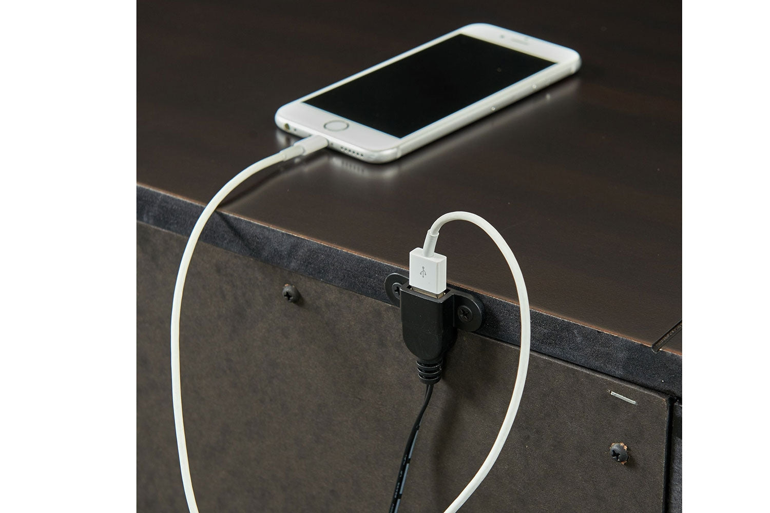 749221397:Slater USB Nightstand in Black, Image 2