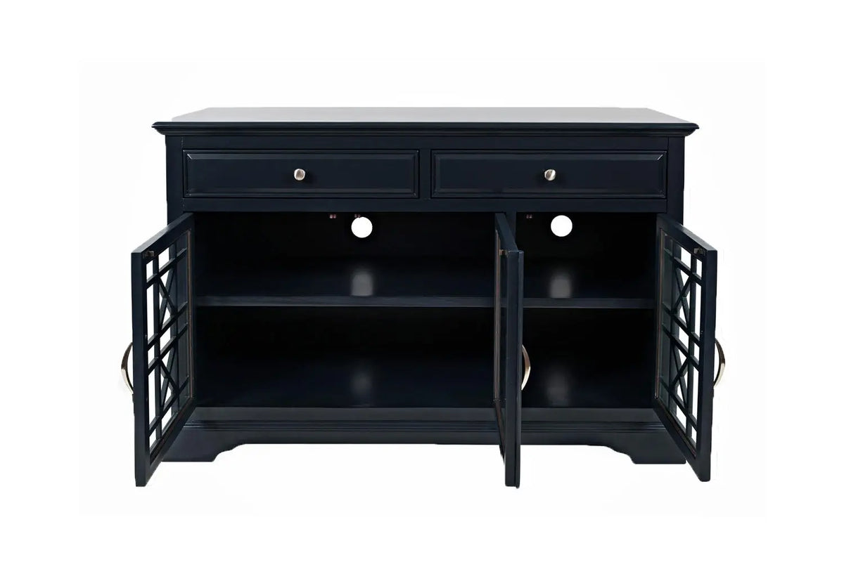 567673597:Skyy Media Console in Navy, 50 Inch, Image 3