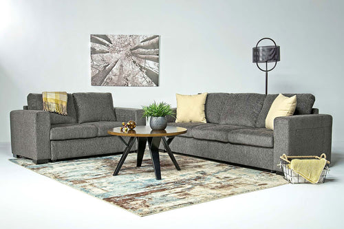 805275958:Claire Queen Pullout Sofa & Full Pullout Loveseat in Gray, Image 1
