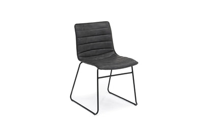 873536978:Ella Side Chair in Slate Leather, Image 1