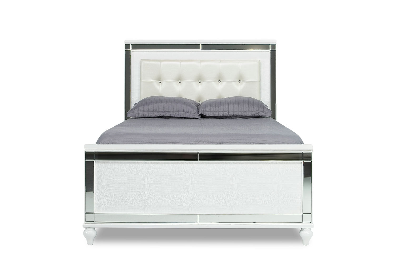 899965019:Valentino Panel Bed in White, Eastern King, Image 3