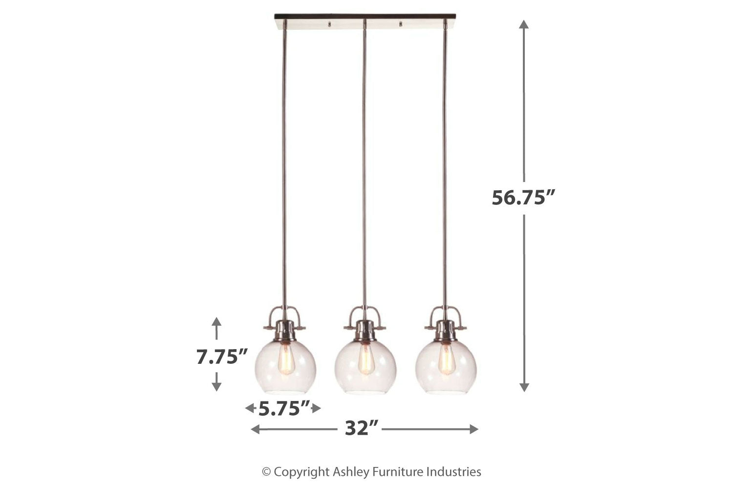 926421896:Johano Pendant Light in Gray, Image 3