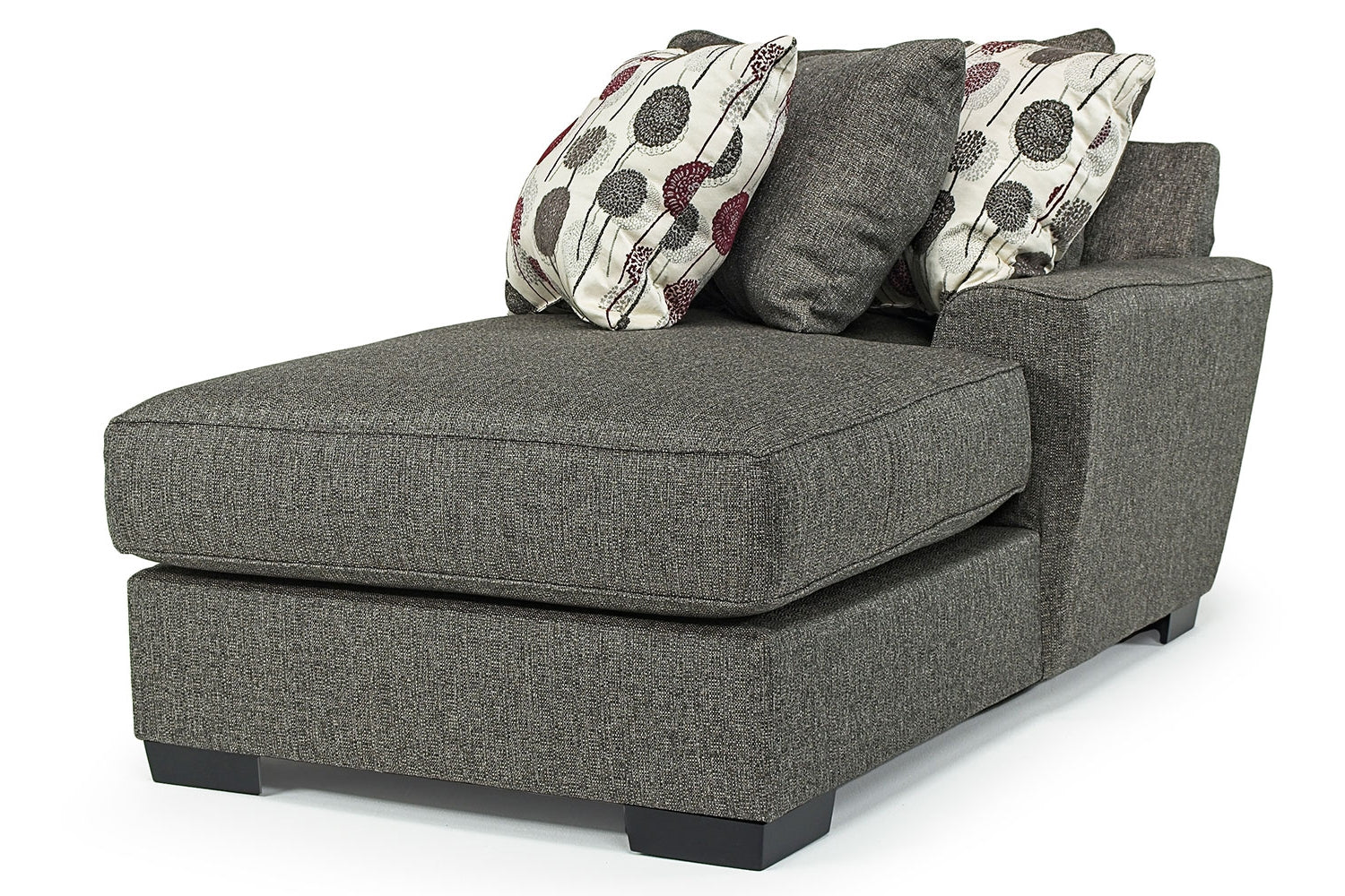 942383569:Oracle 1 Arm Chaise in Titanium, Right Facing, Image 1